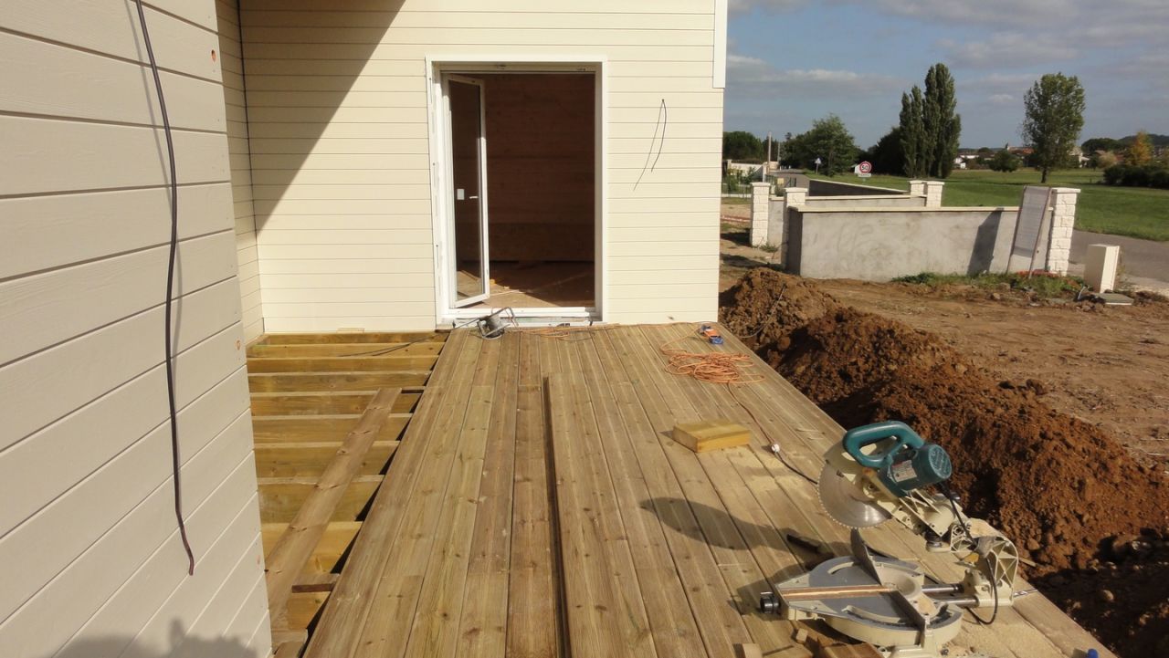 Terrasse en cours