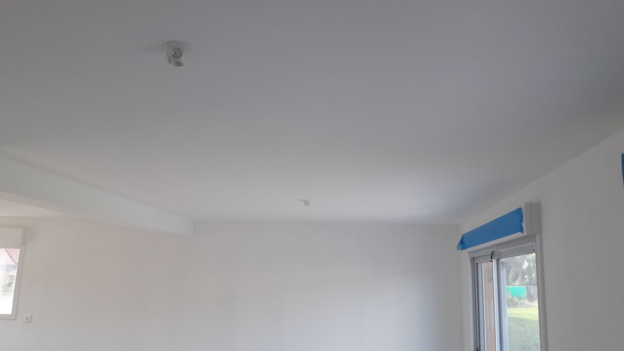 peinture du plafond rdc