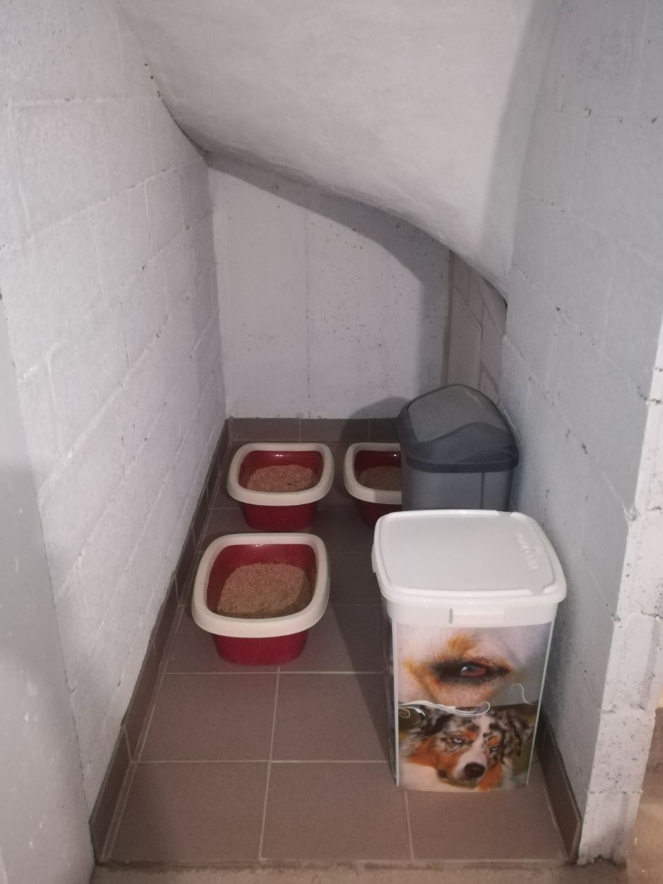 Espace litière terminé !