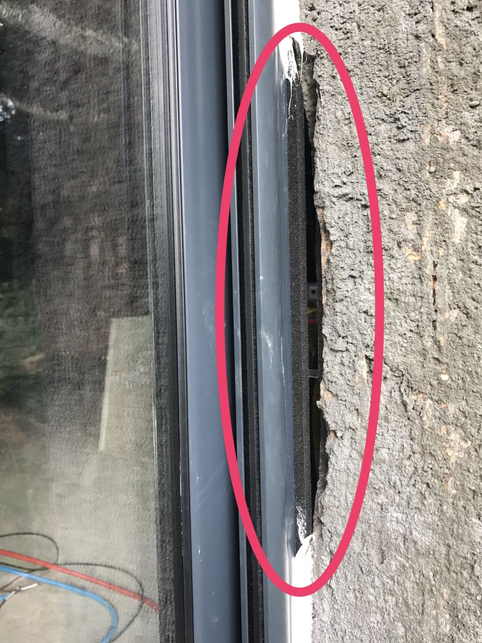 Défaut maçonnerie suite inversement des baies vitrées