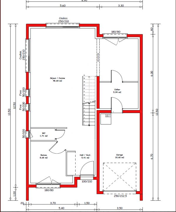 Plan du premier tage