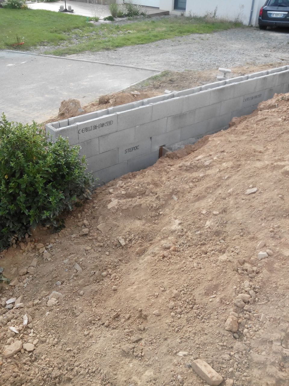 montage du muret