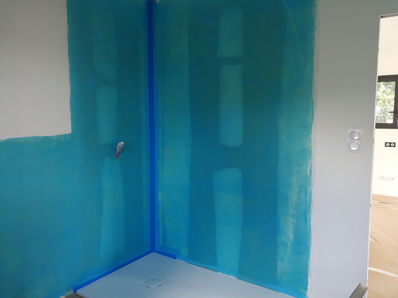 Etancheïté (1ère couche) SDB Etage