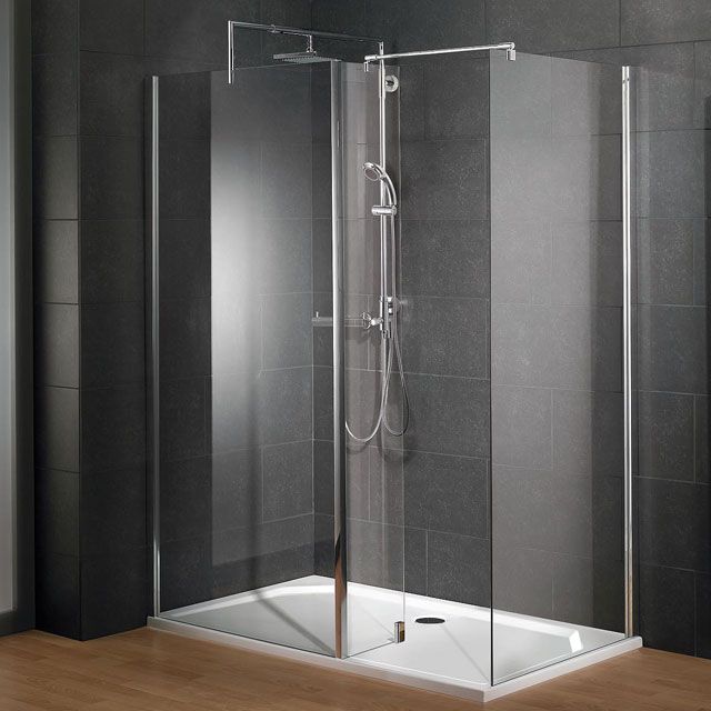 Paroi de douche avec retour