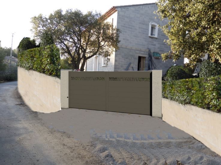 Photomontage, avec insertion portail