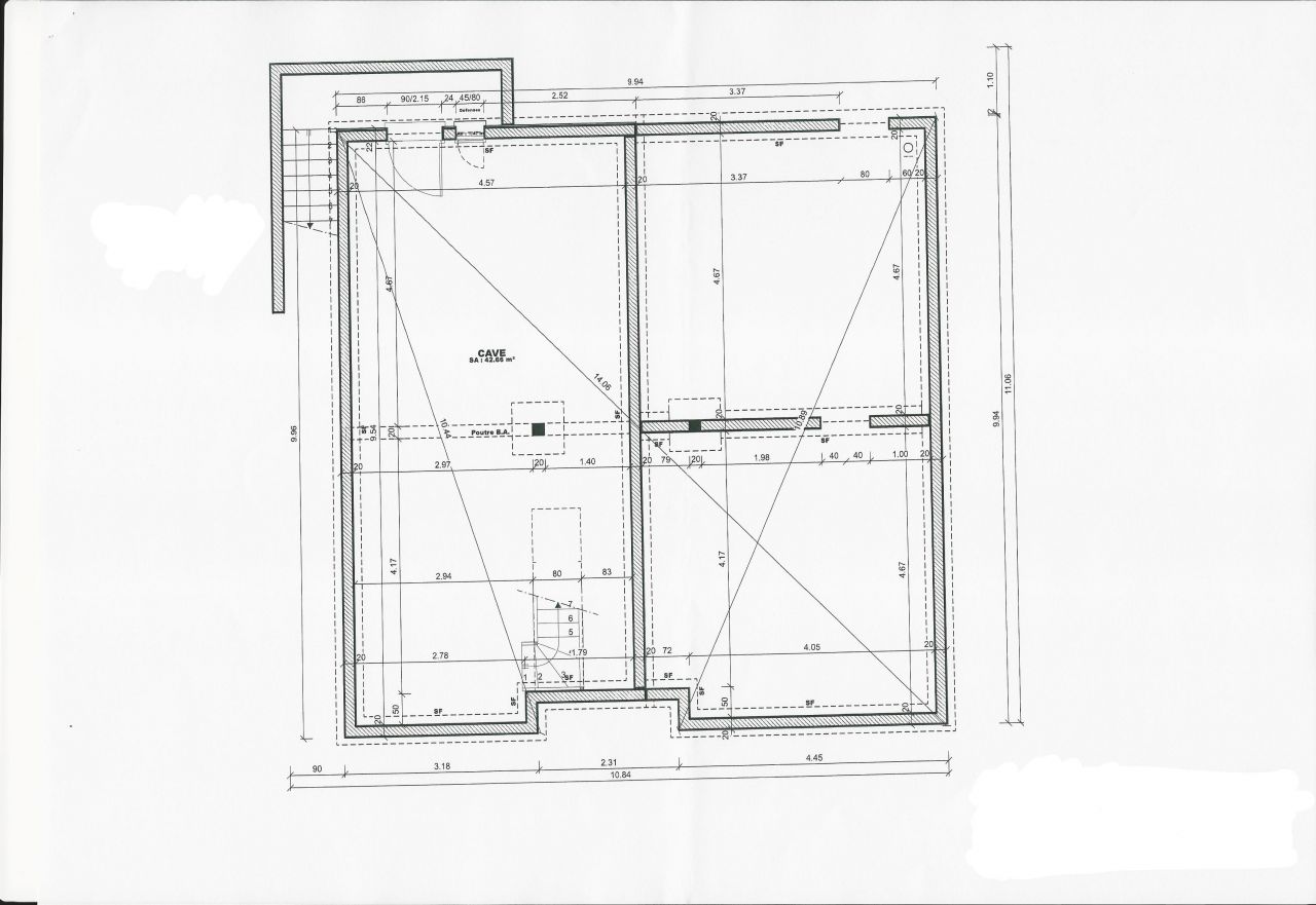 Plan définitif - cave