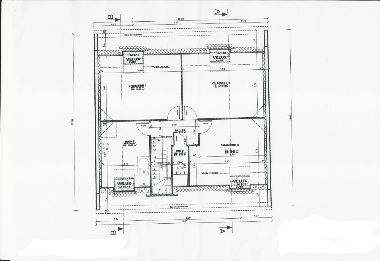 Plan définitif - étage