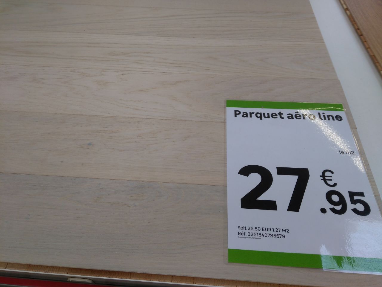 notre parquet pour les pices de vie