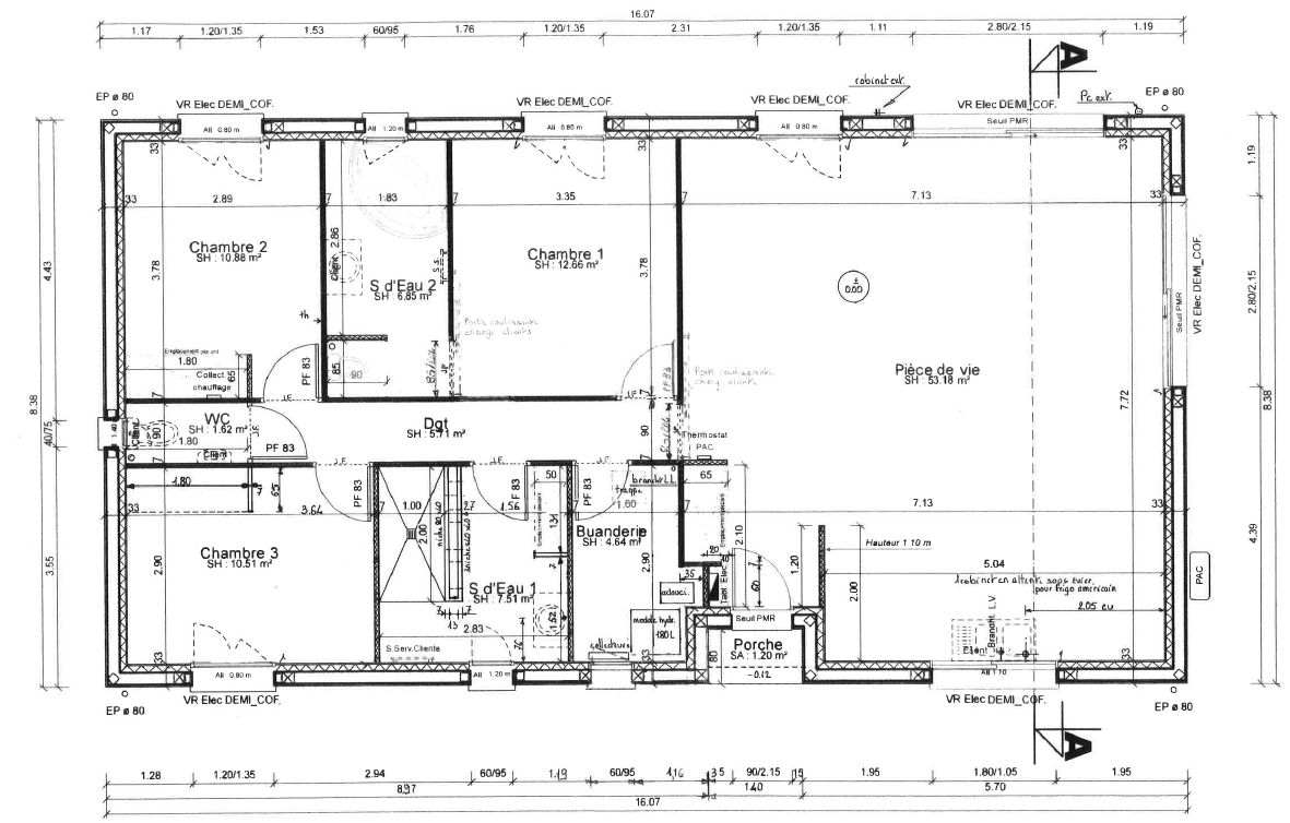 Plan maison