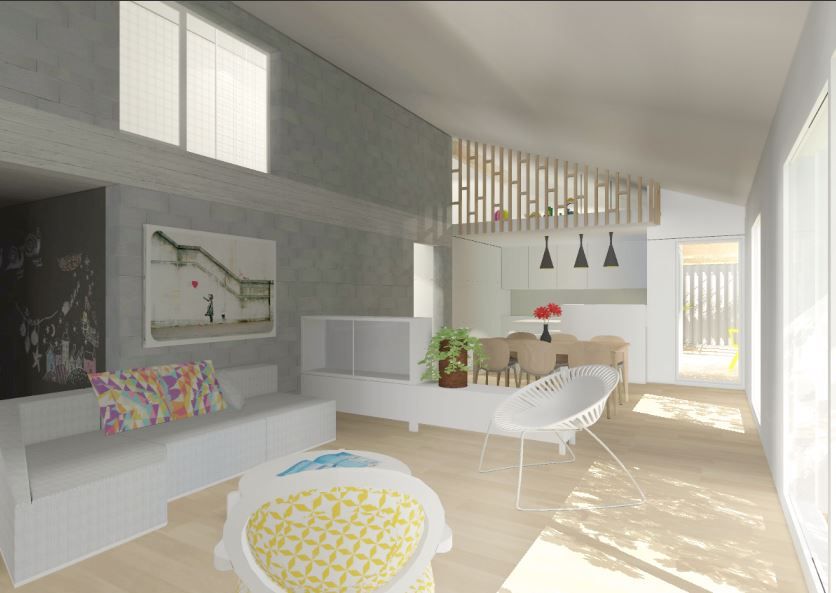Visuel agrandissement mezzanine