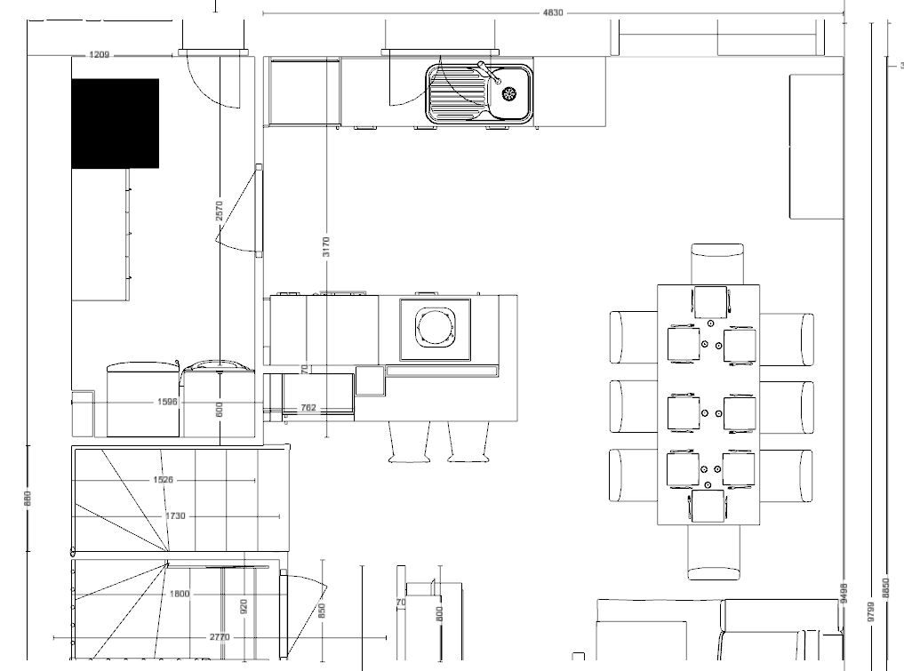Plan de la cuisine