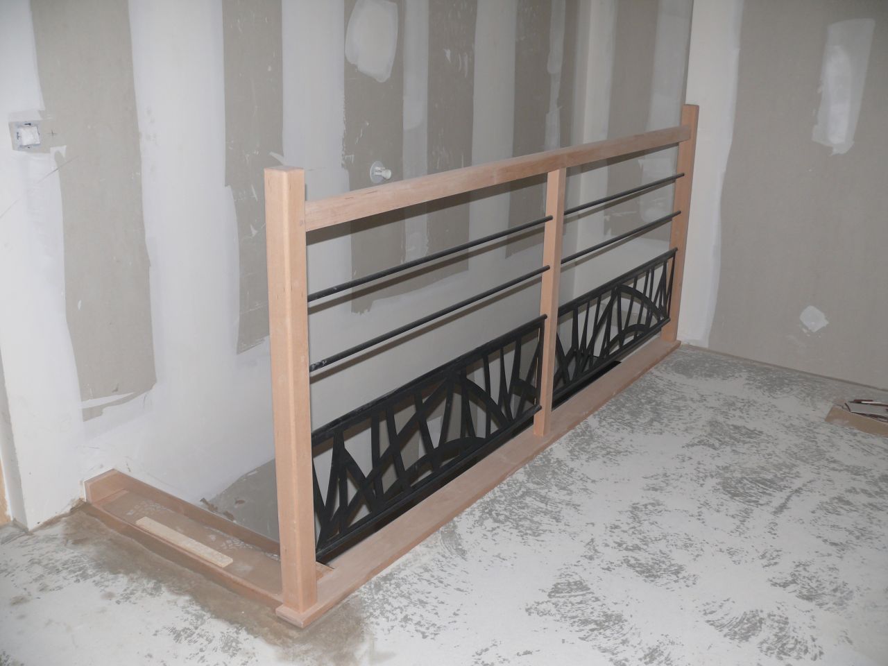 L'escalier une fois assemblé