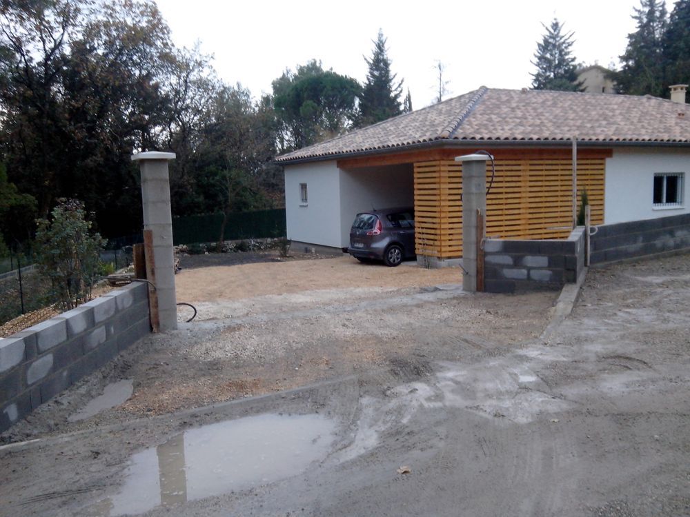 Entrée du parking