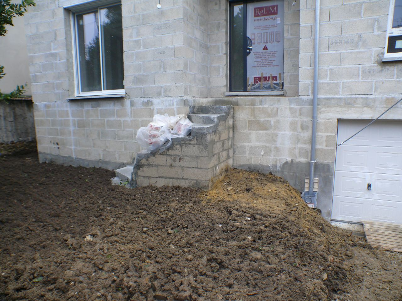 Passage du terrassier pour tout (trop) reboucher