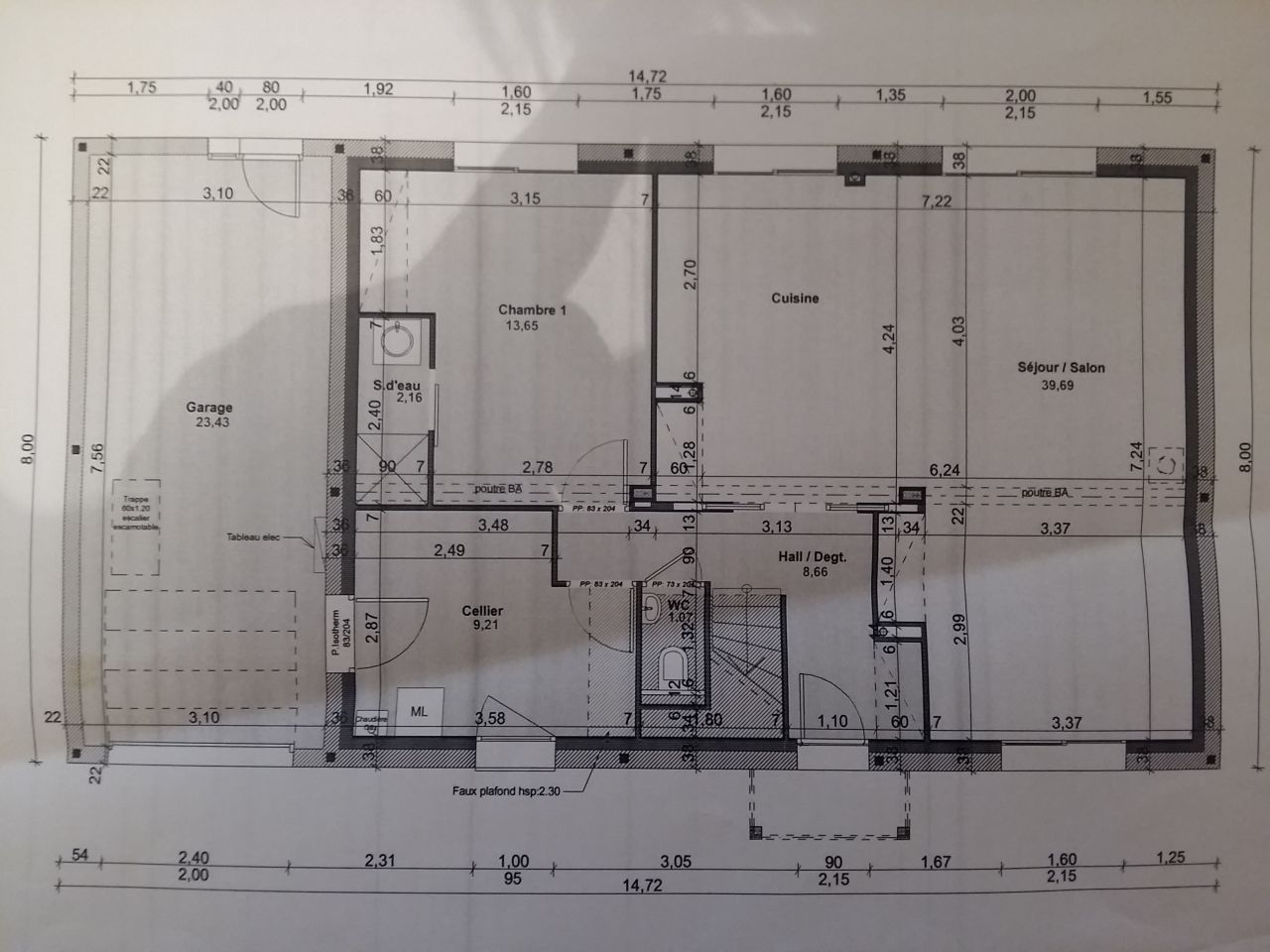 Je remplace les plans que j'avais fait par plans constructeurs