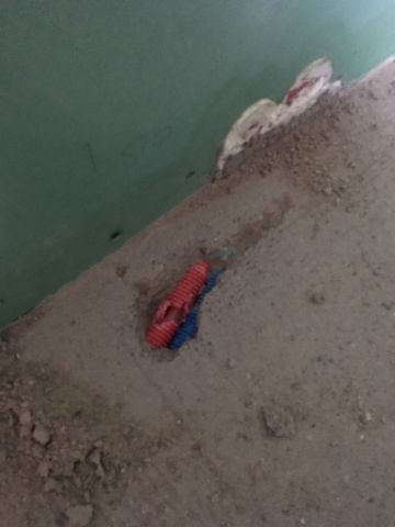 merci le plombier pour la surprise !!