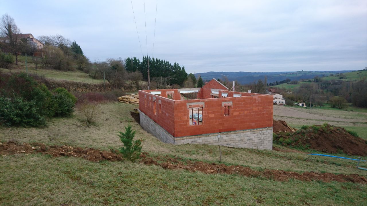 Fin de l'lvation des murs