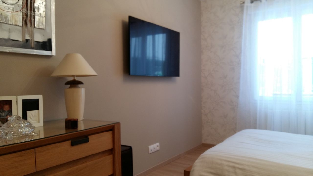 notre chambre enfin terminée.... sans fuite au plafond...