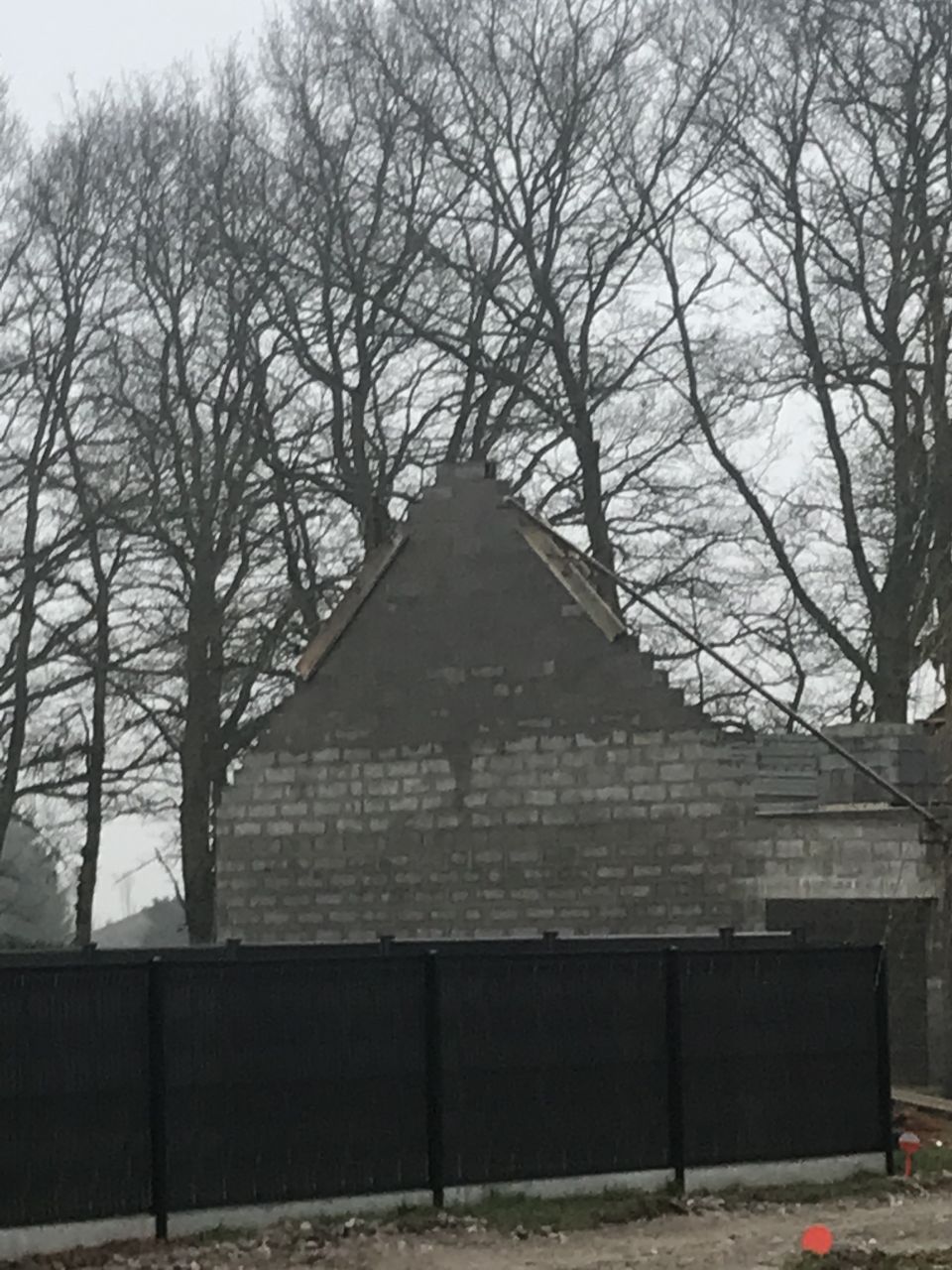 Pignon du garage