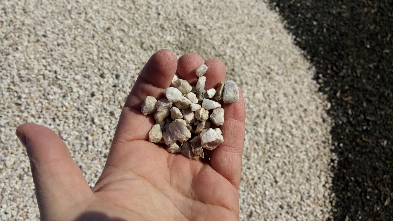 Gravier pour l'allée