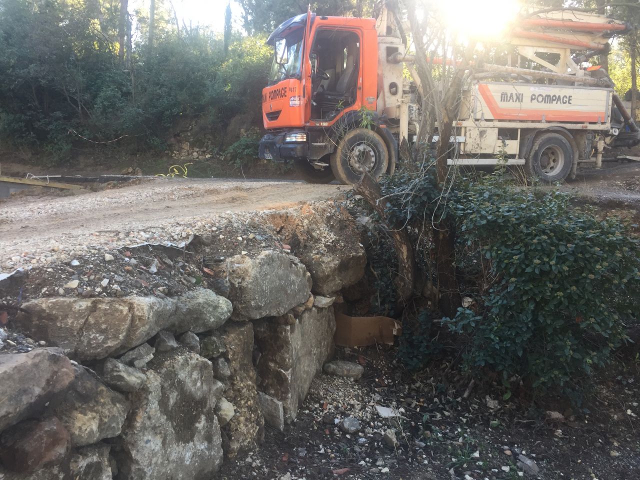 on a chang la pompe du au dplacement du rochet le pompage va ce fair depuis la plateforme suprieur