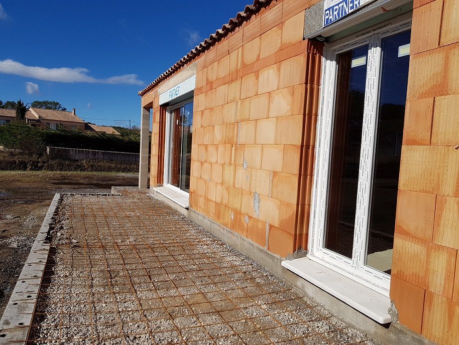 La future terrasse