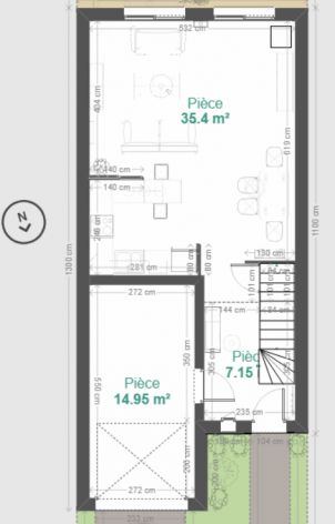 3 chambres, sdb + sde