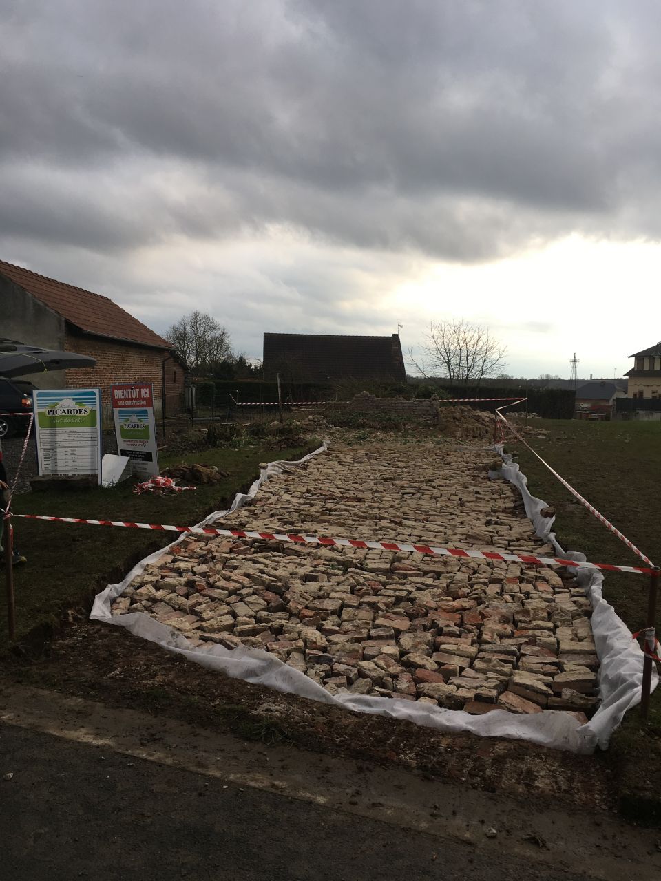 Chemin d'accès - Couche de fondation