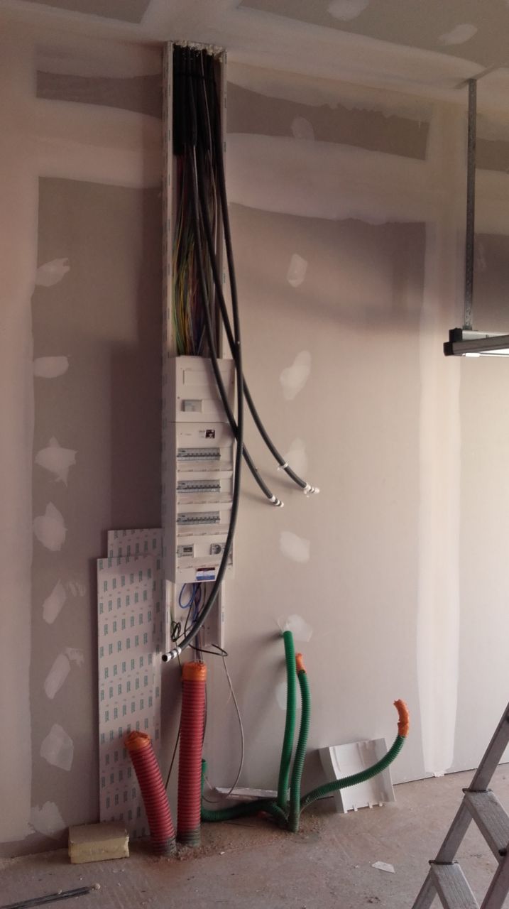 Mise en place du tableau électrique