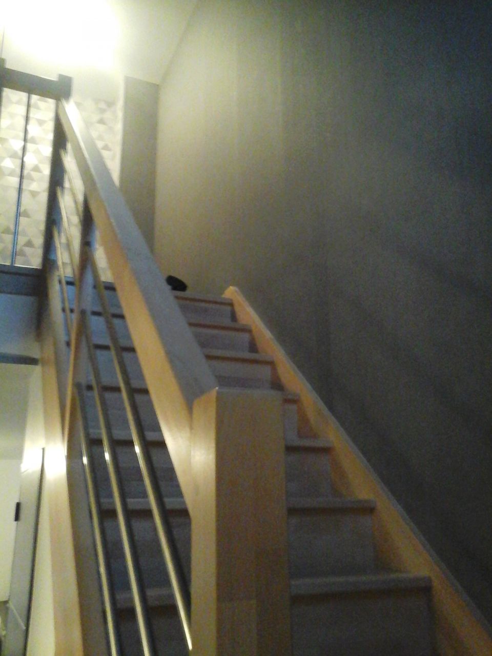 la cage d'escalier