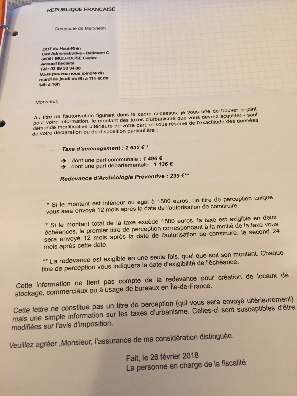 Courrier - TLE