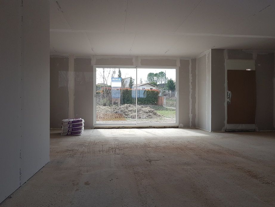 Vue de la cuisine sur le salon