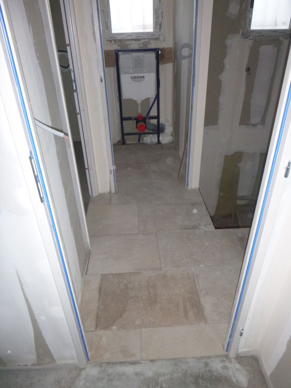 carrelage palier.