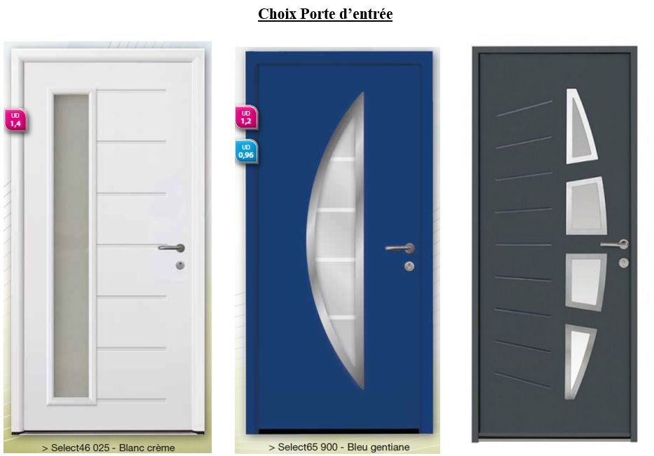 Showroom 2 - Porte d'entrée à choisir