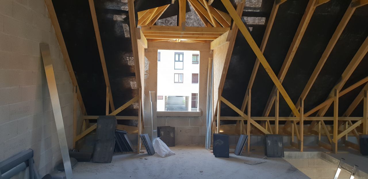 vu de la fenêtre de notre futur chambre