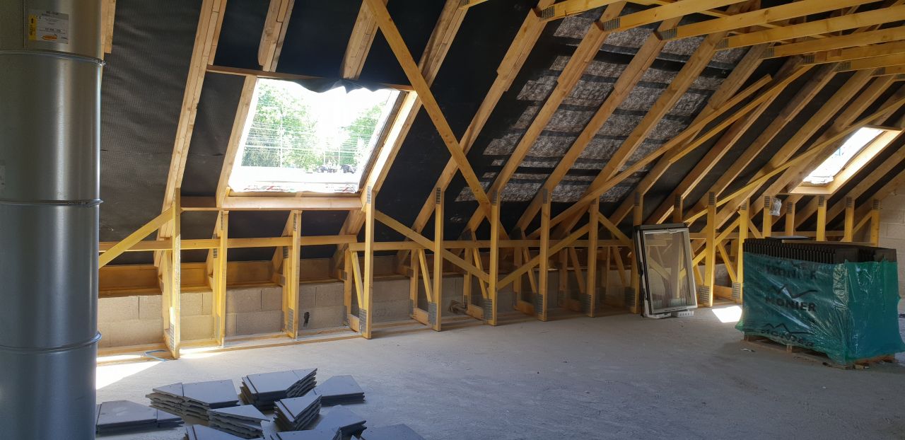 vu de l'étage...(chambre n°2 avec velux)