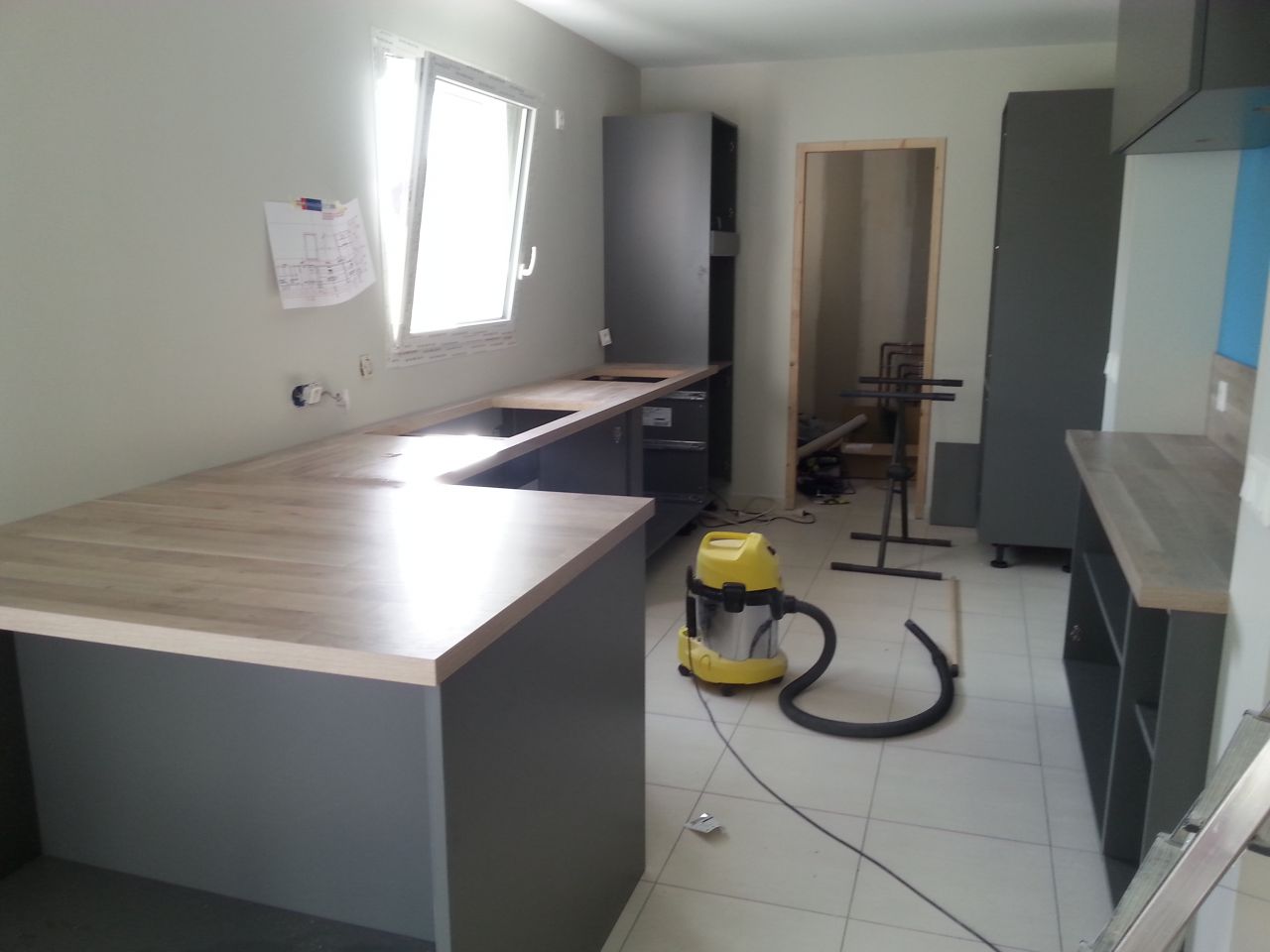 Installation de la cuisine