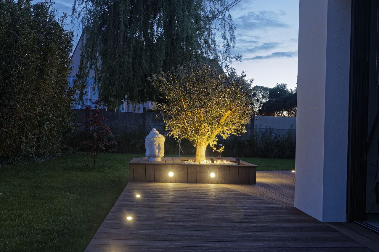 clairage terrasse de nuit