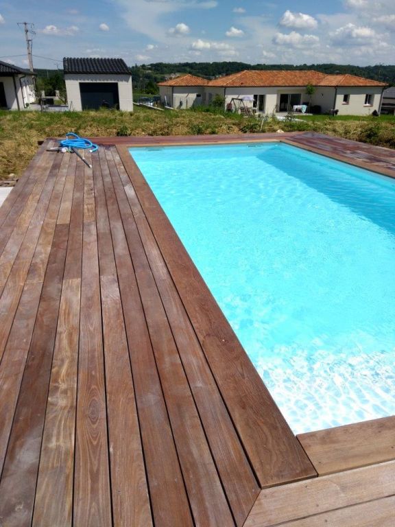 d�capage pour �claircir la terrasse gris�e