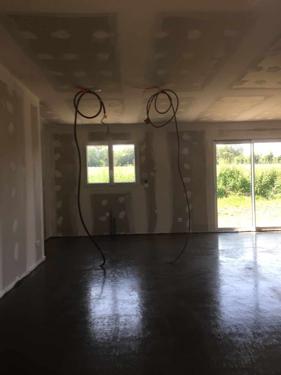 chape coulée séjour