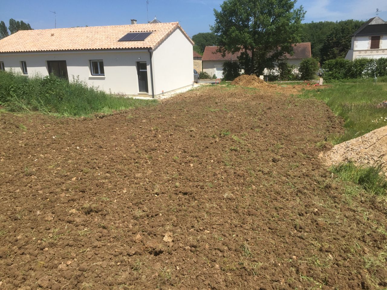 Terrain labouré