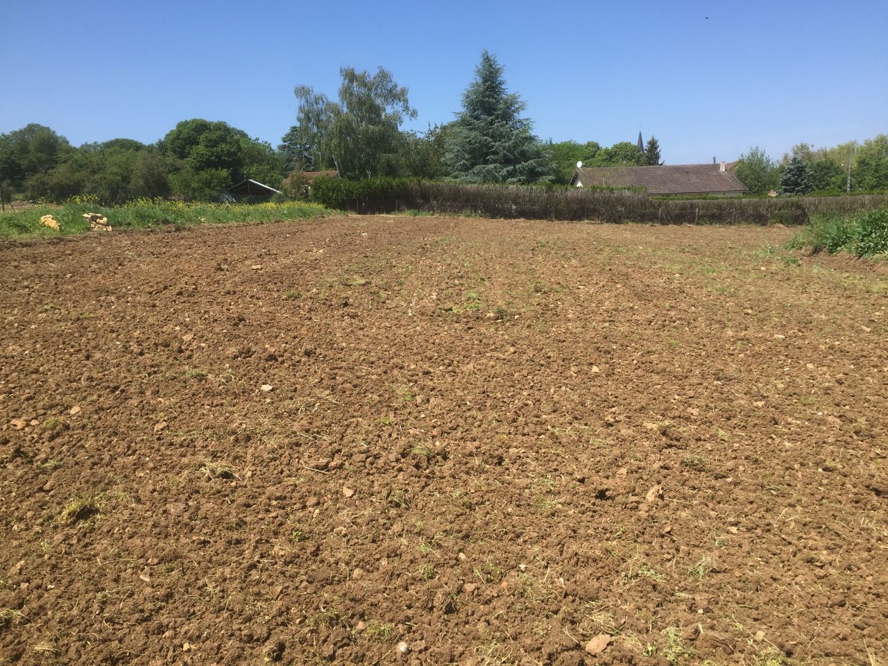 Terrain labouré