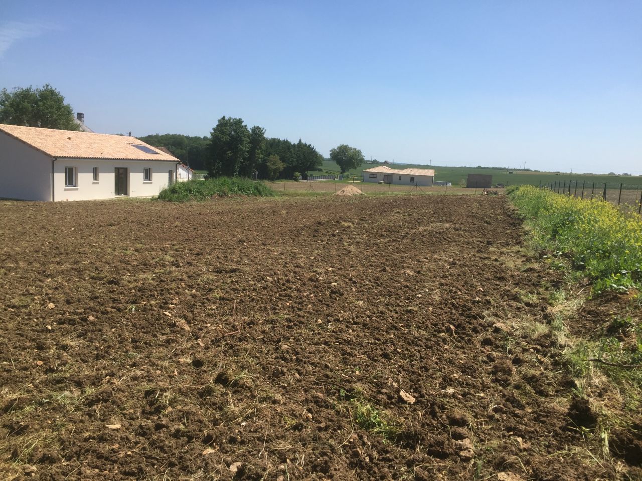 Terrain labouré
