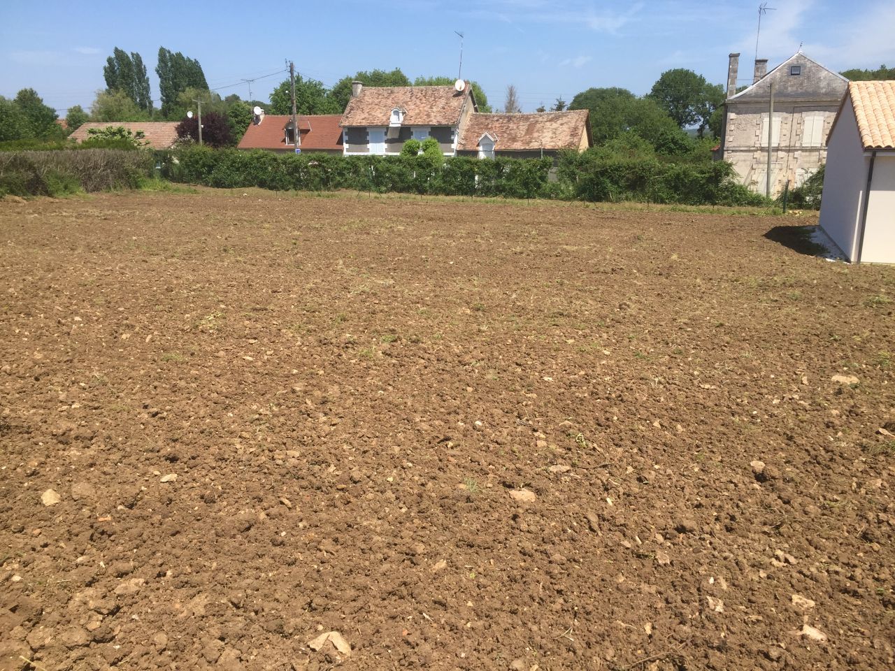 Terrain labouré