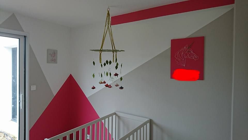 Peinture de la chambre de notre deuxième enfant dont l'arrivée est imminente!