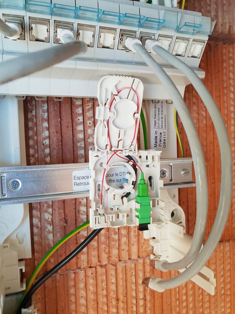 Raccordement fibre optique