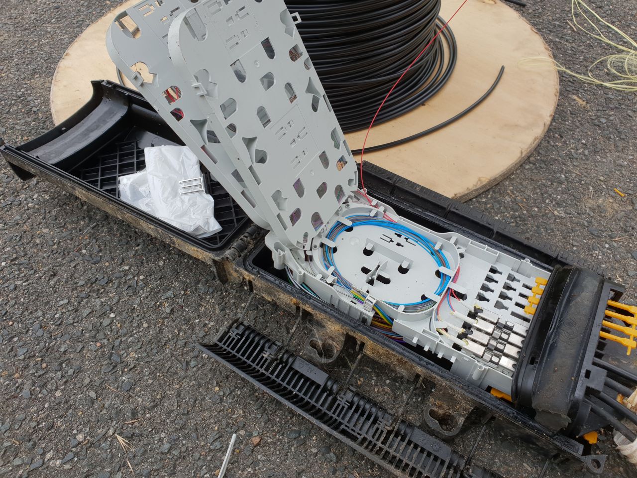 Raccordement fibre optique
