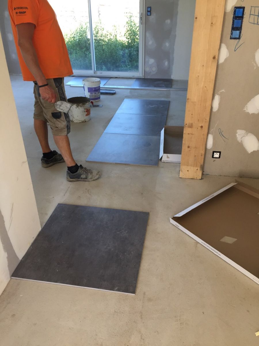 Carrelage effet béton 75 x 75
