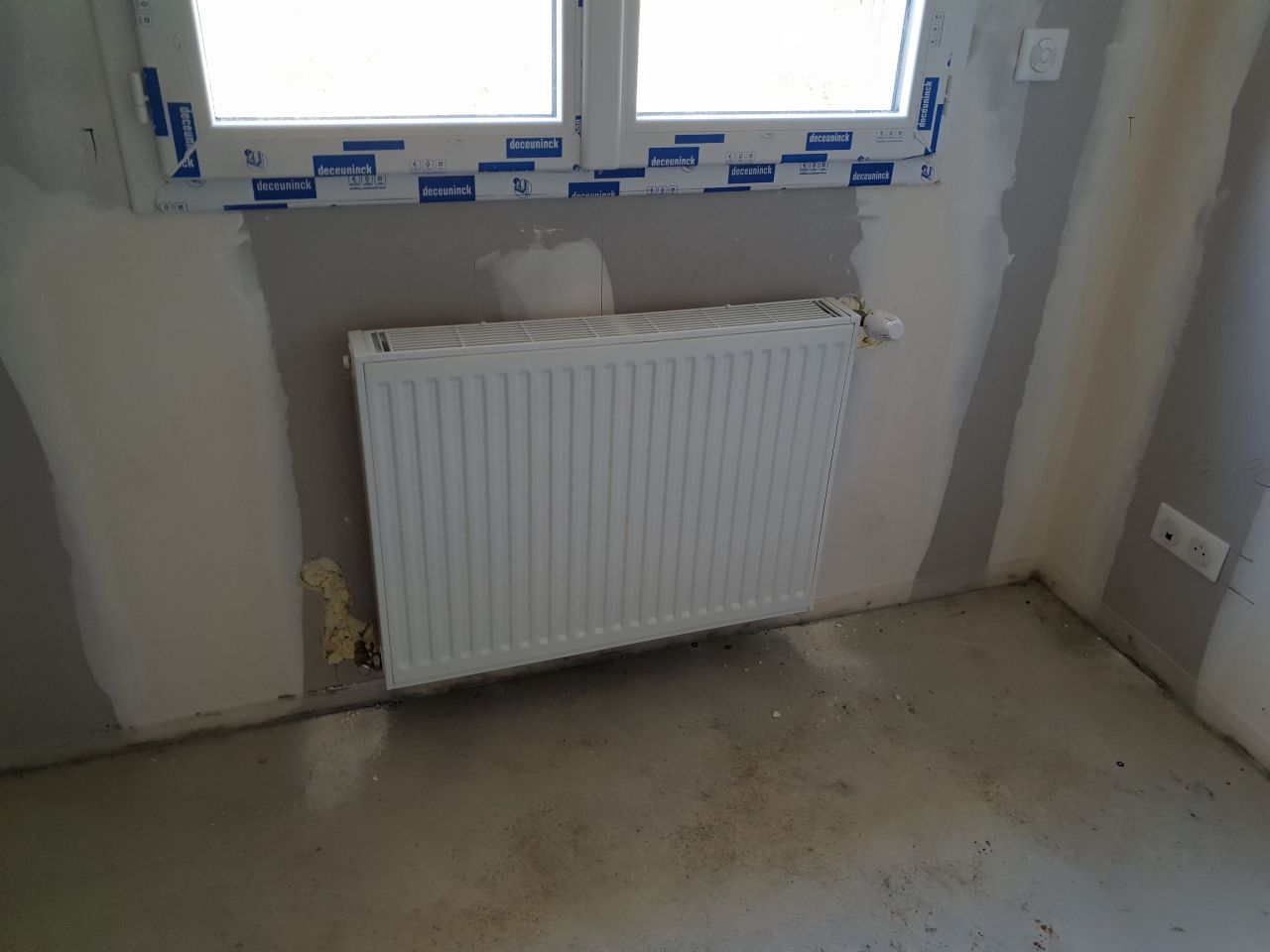 Radiateur à l'étage