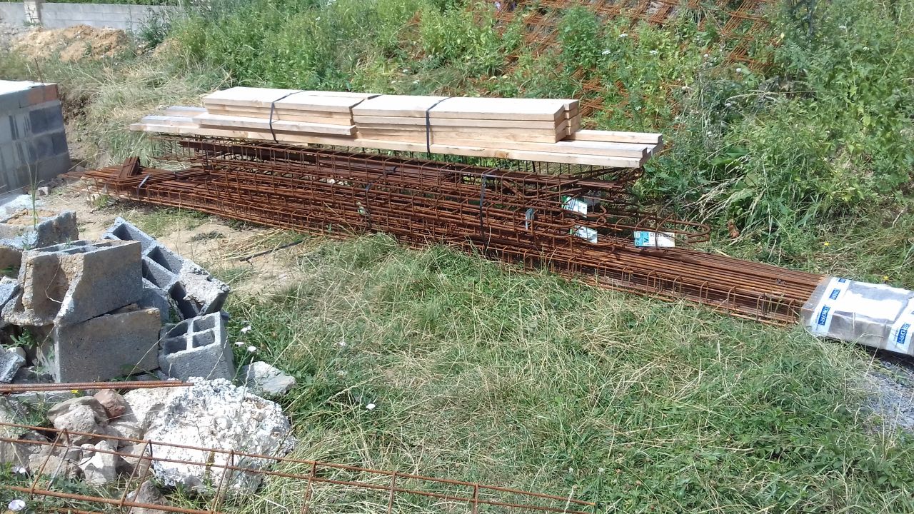 Livraison pour élévation des murs